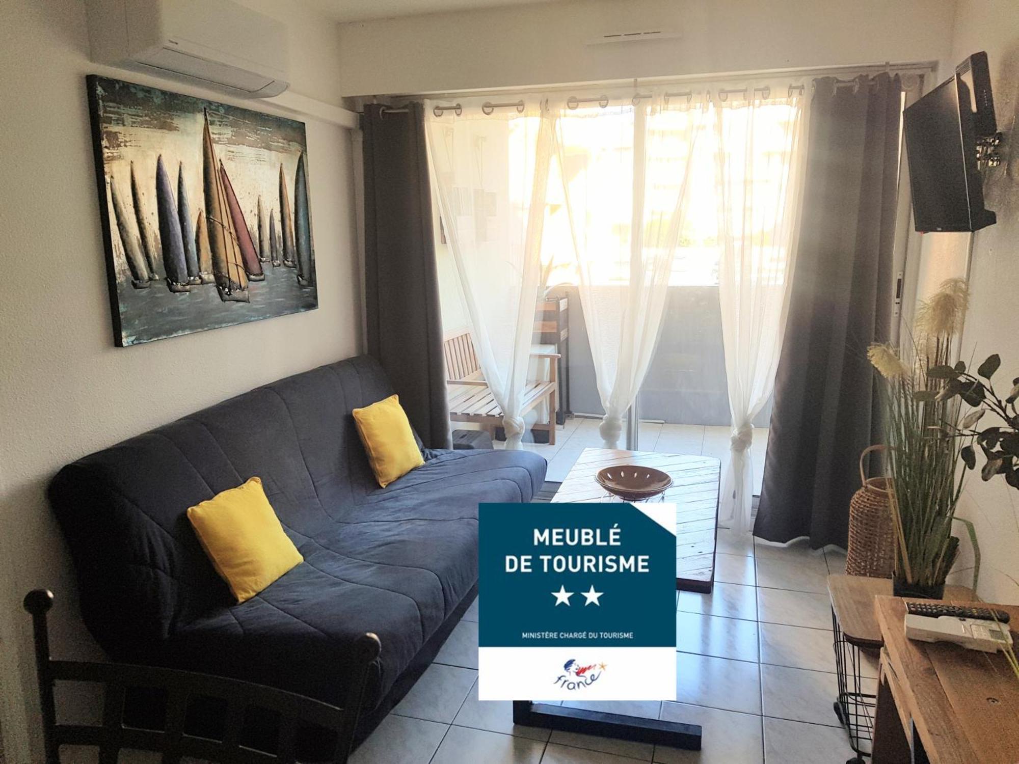 Le Venizio - Classe 2 Etoiles - T2 Climatise, Avec Terrasse, Parking, Pret De Velos, 10 Minutes A Pied Gare Et Centre Ville Sète Exteriör bild